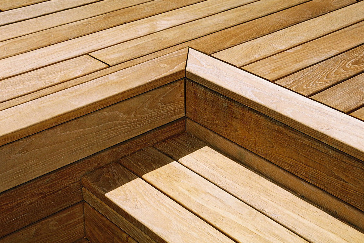 Terrasse bois posée par des professionnels